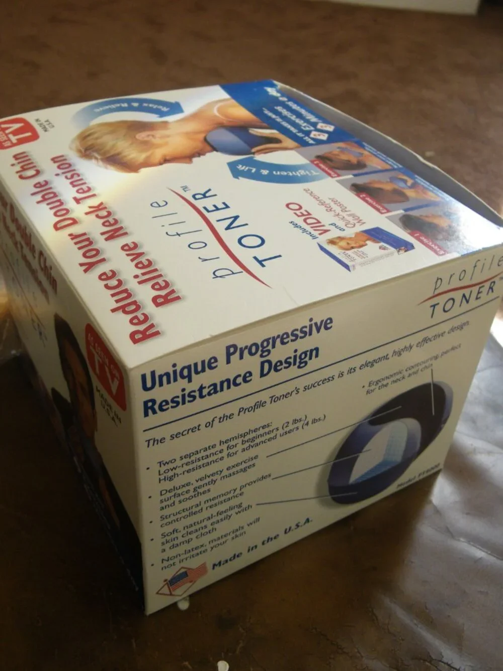 Vintage Profile Toner Reduce Lines & Wrinkles Relieve Neck Tension As Seen On TV